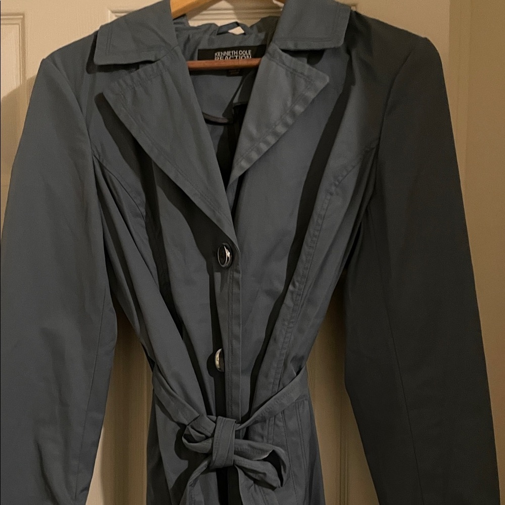 Kenneth Cole Reaction Slate Trench Coat